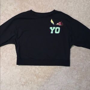 Crewneck Sweatshirt with patches